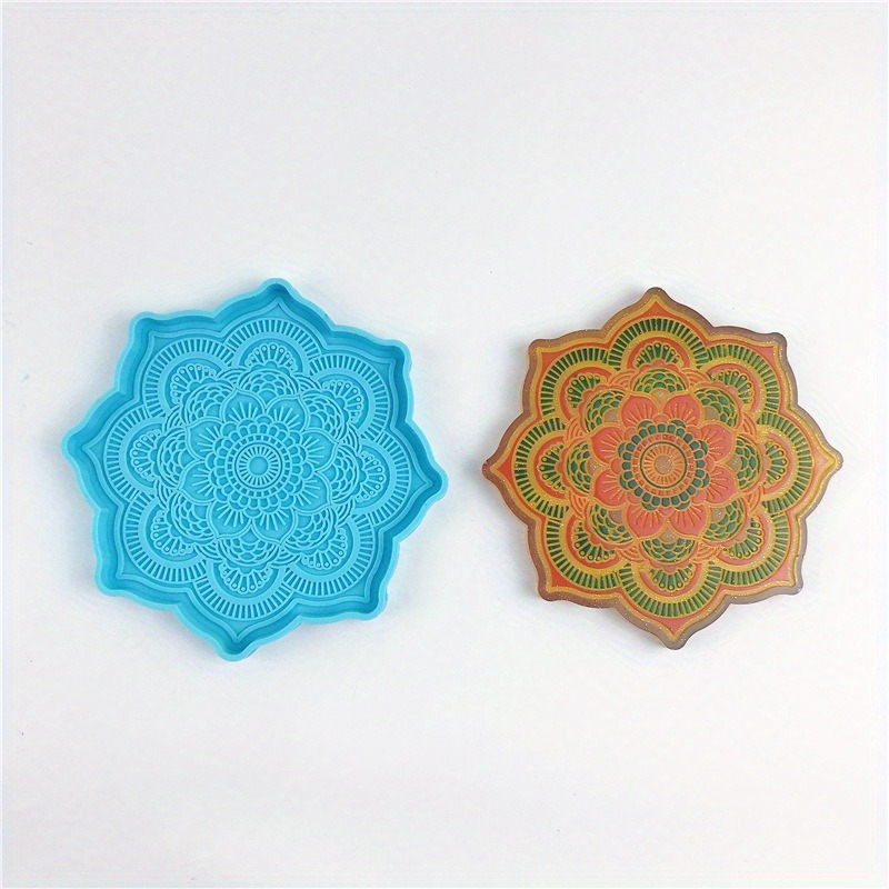 Mandala Coaster Silicone Mold  - Coaster Mold Round recension och pris