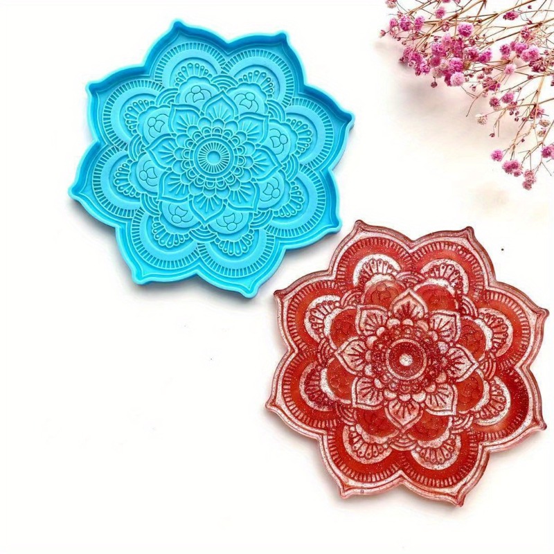 Mandala Coaster Silicone Mold  - Coaster Mold Round recension och pris