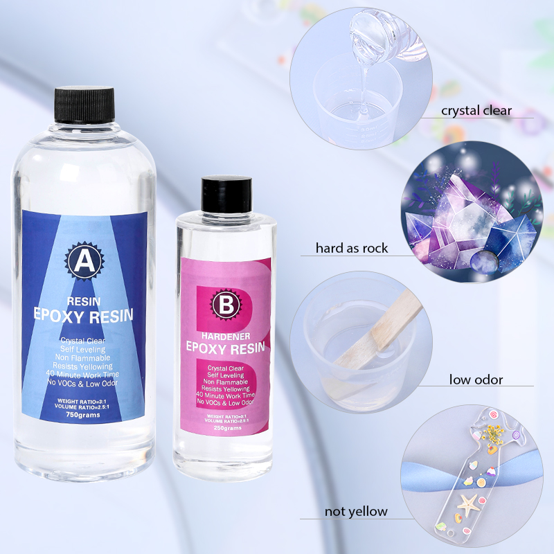 Epoxy Resin Kit Crystal Clear  - Resin Ocean Wave Mold recension och pris