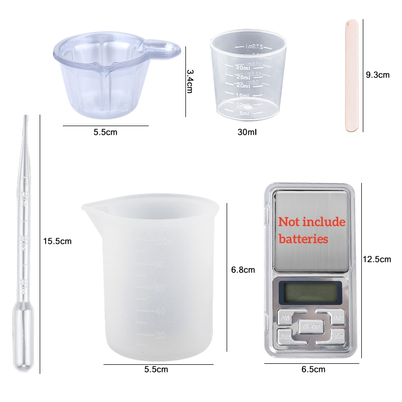 Epoxy Resin Kit Crystal Clear  - Resin Ocean Wave Mold recension och pris