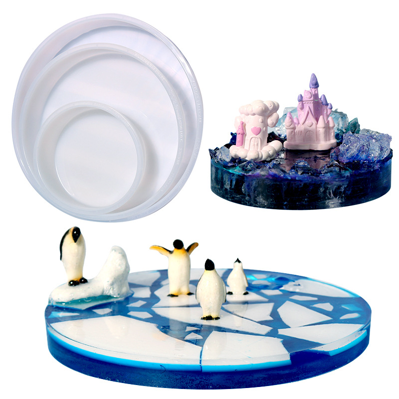 Large Round Tray UV Resin Mold - Coaster Mold Round recension och pris