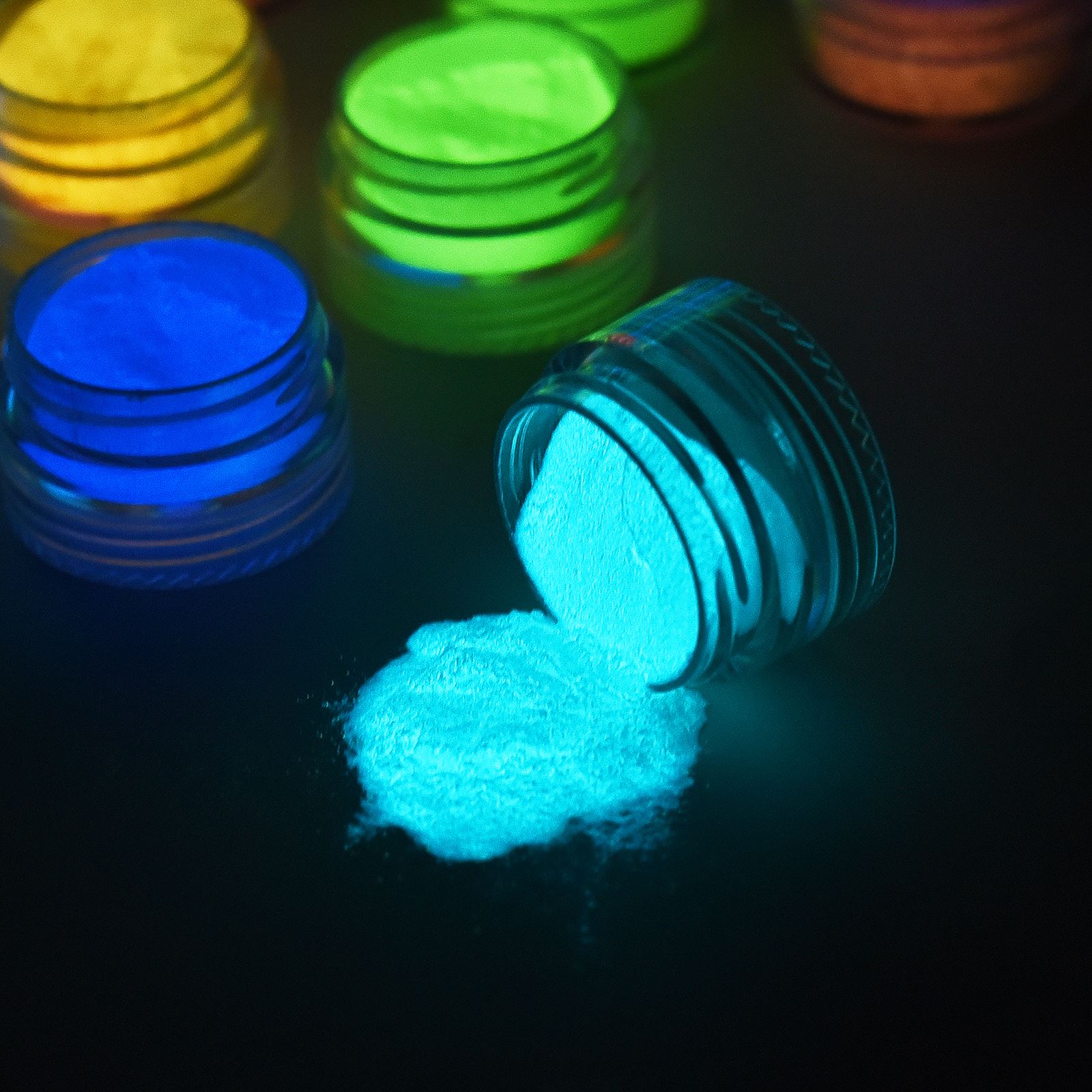 6 Colors/Set Luminous Powder R - Resin Pigment Set recension och pris