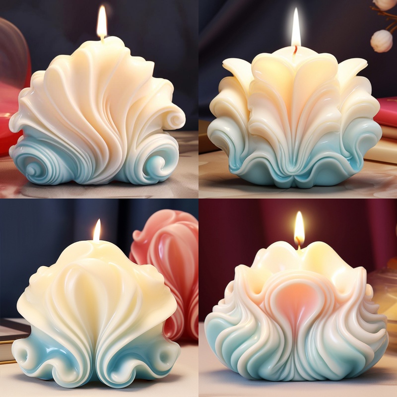Ocean Shell Candle Silicone Mo - Resin Ocean Wave Mold recension och pris
