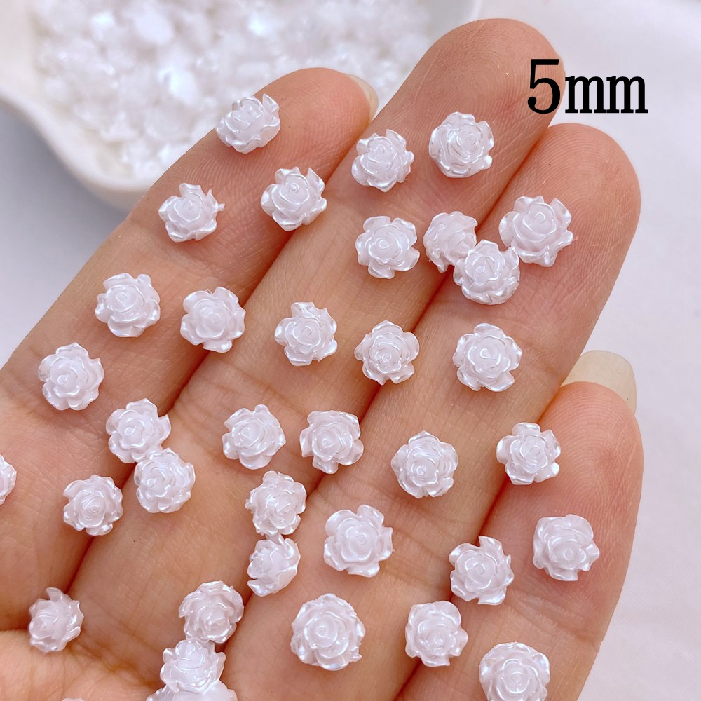 100Pcs New Cute Mini 5mm/7mm R - Flower Preservation Resin recension och pris