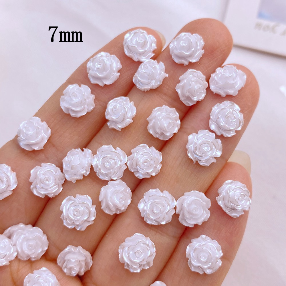 100Pcs New Cute Mini 5mm/7mm R - Flower Preservation Resin recension och pris