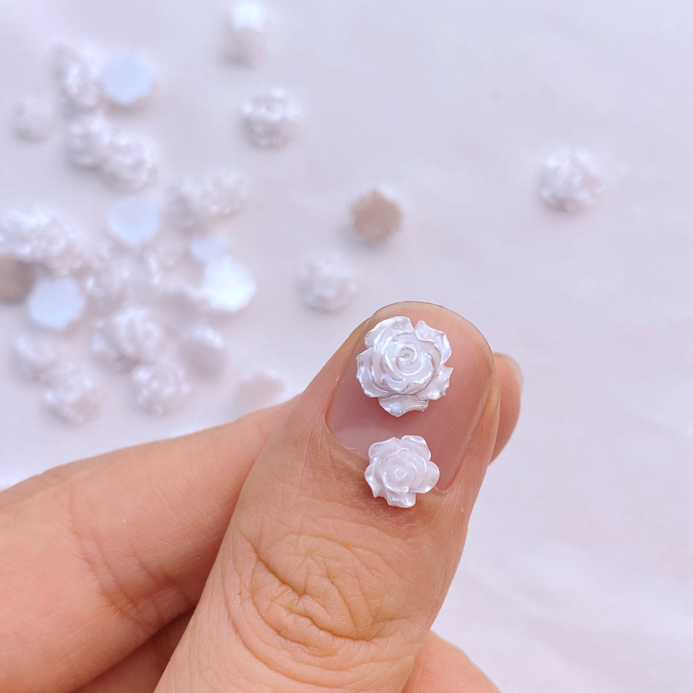 100Pcs New Cute Mini 5mm/7mm R - Flower Preservation Resin recension och pris