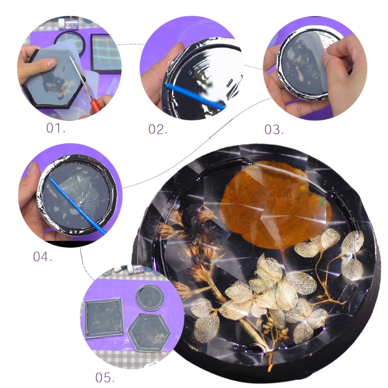 Holographic Silicone Inlay Rai - Resin Ocean Wave Mold recension och pris