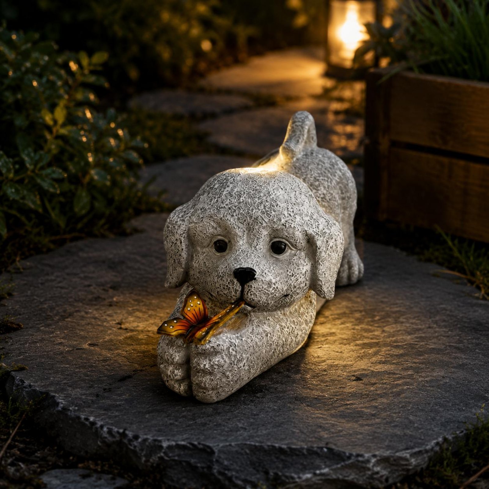 Solar Dog Statue Resin Craft S - Crafting Resin recension och pris