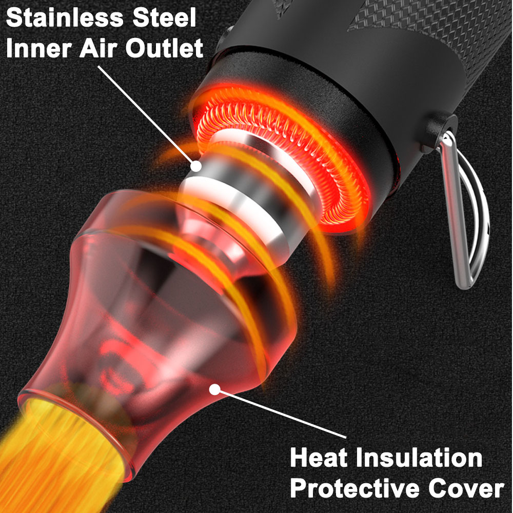 300W Hot Air Gun Portable Mini - Heat Gun Small recension och pris